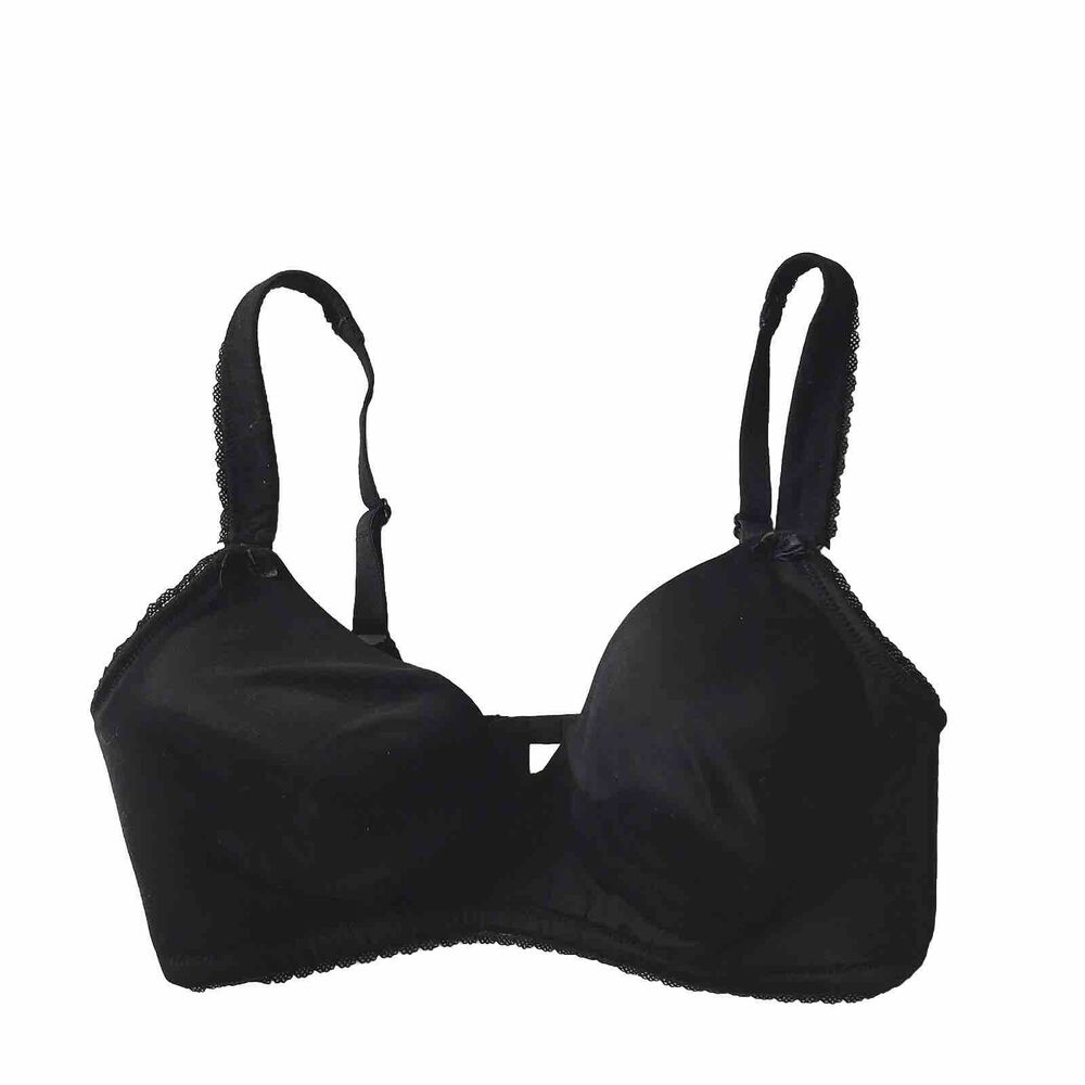 A Pea in the Pod Molded Cup Wireless Snap Nursing Maternity Bra Black Size 34C